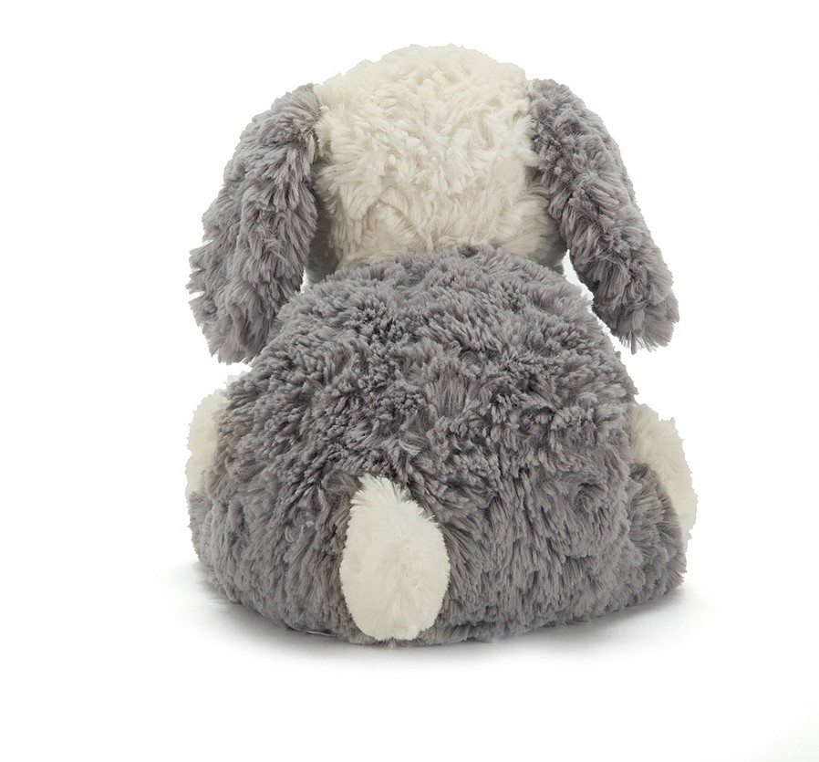 jellycat grey and white dog