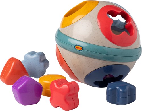 Tolo Bio shape sorter ball sustainable toy for toddlers