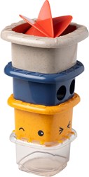 Tolo Bio bath toy stacking cups sustainable educational 4 pieces