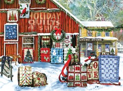 SunsOut puzzle Tom Wood - Holiday Quilts - 1000 pieces jigsaw