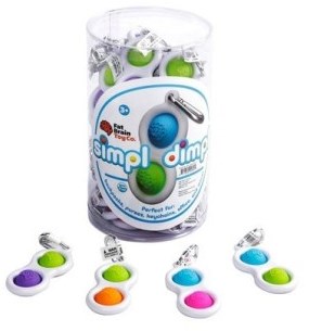 Tomy fidget toy Simpl Dimpl - multicolor silicone pop it