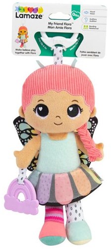 Lamaze toy My Friend Flora Clip & Go doll for on the go