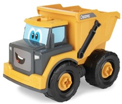 Britains construction toy dump truck yellow - buildable toy truck