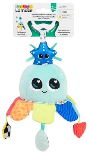 Lamaze plush toy Salty Sam stroller sensory baby toy