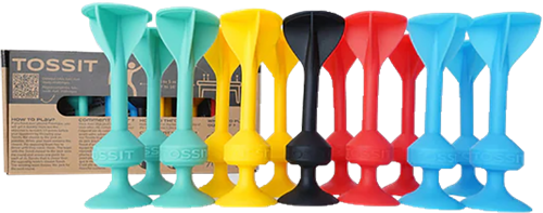 TOSSIT skill game Family Pack - darts for indoor and outdoor fun