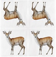 Esschert Design napkins deer 33x33cm table decoration paper
