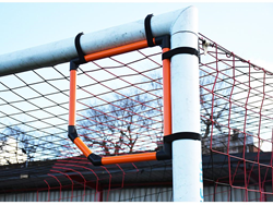 Precision football training goal corner target - 50cm - PVC orange black
