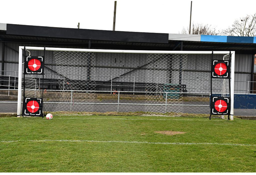 Precision football goal corner targets set - training accessories 24'x8'