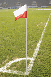 Precision Corner Posts white 6ft - set of 4 for sports field marking