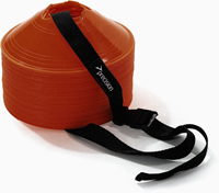 Precision carrying strap training cones - adjustable sports strap black 123cm