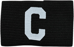 Precision captain armband sports junior black - Big C band
