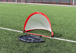 Precision football goal pop-up weighted 110cm x 80cm portable