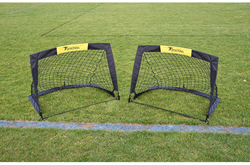 Precision football goal set - foldable mini sports goal 4.5' x 3.5'