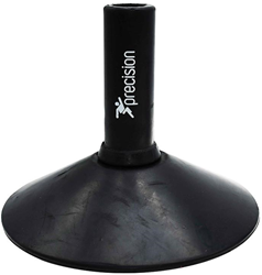 Precision rubber base sports pole - heavy duty - black - 32mm