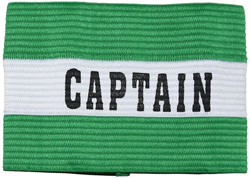 Precision captains armband sports green senior - captain band
