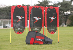 Precision football training mannequins set - freekick dummies 3 pack