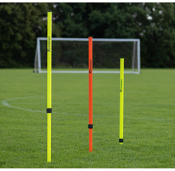 Precision adjustable training poles - set of 12 - sports accessory