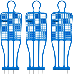 Precision football training mannequin blue senior - training aid