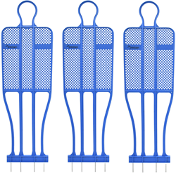 Precision football training mannequin blue youth - durable practice dummy
