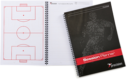 Precision football training planner A4 notepad black 6 pieces