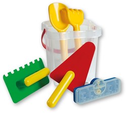 Bricklaying set toy construction kit 6-piece colored for kids