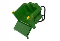 Rolly Toys plastic transport box green-yellow for pedal tractor-3