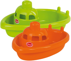 Gowi bath toy trawler boat - colourful plastic toy