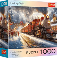 Trefl jigsaw puzzle 1000 pieces Christmas Holiday Train adults