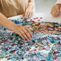Trefl jigsaw puzzle 1000 pieces Christmas Holiday Train adults-2