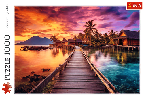 Trefl jigsaw puzzle 1000 pieces Paradise Island FSC Mix 70% puzzle-2
