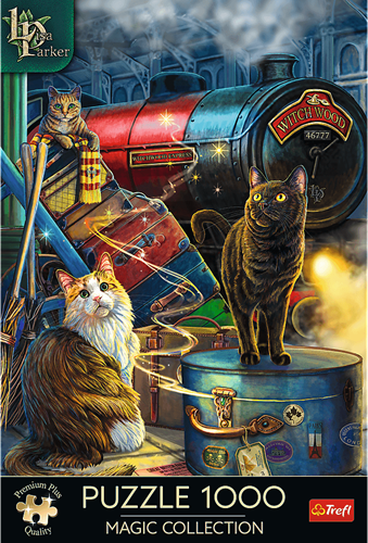 Trefl jigsaw puzzle Magic Collection Witchwood Express 1000 pieces-2