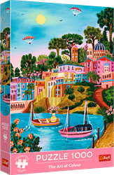 Trefl puzzle 1000 pieces - Modern Syros Greece FSC Mix