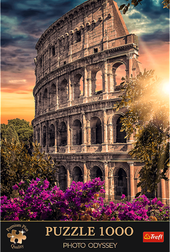 Trefl jigsaw puzzle 1000 pieces - Colosseum Rome Premium Plus puzzle-2