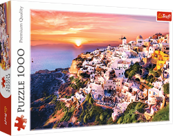 Trefl puzzle 1000 pieces - Santorini sunset Greece