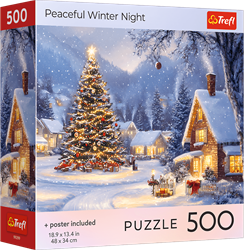 Trefl jigsaw puzzle 500 pieces Christmas winter night adults