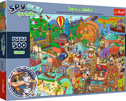 Trefl jigsaw puzzle Spy Guy Lost Items Europe 500 pieces cardboard