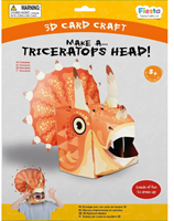 Fiesta Crafts Triceratops 3D Mask Card Craft