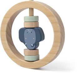Trixie Wooden round rattle - Mrs. Elephant