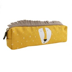 Trixie pencil case long - Mr. Lion yellow cotton for kids