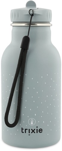 Trixie stainless steel water bottle for kids - Mr. Shark - 350ml - Blue - Leakproof-2