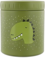 Trixie insulated lunch pot 500 ml - Mr. Dino - stainless steel kids thermos green