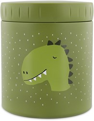 Trixie insulated lunch pot 500 ml - Mr. Dino - stainless steel kids thermos green