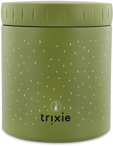 Trixie insulated lunch pot 500 ml - Mr. Dino - stainless steel kids thermos green-2