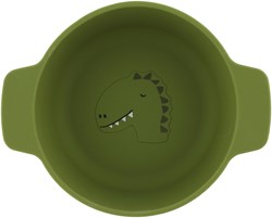 Trixie silicone bowl Mr. Dino - kids tableware green - durable and safe