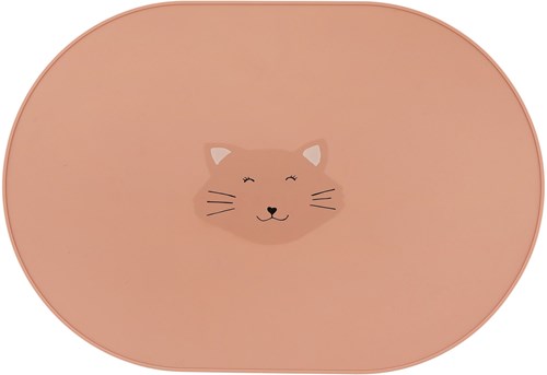 Trixie silicone placemat Mrs. Cat - kids table accessory multicolor