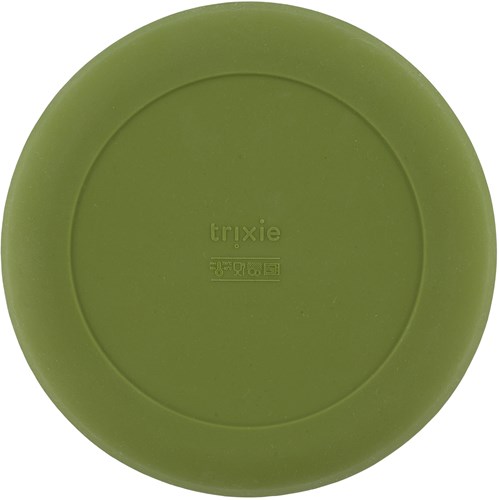 Trixie silicone kids plate Mr. Dino - green - safe children's tableware
