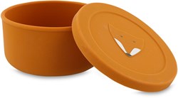 Trixie snack box kids - silicone Mr. Fox - fruit container school - dishwasher safe