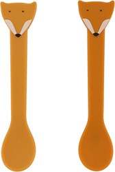 Trixie silicone kids spoon set - Mr. Fox - colourful and safe