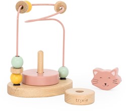 Trixie wooden beads maze - educational toy Mrs. Cat - FSC wood