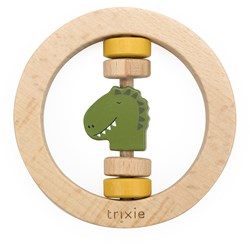 Trixie wooden baby rattle toy - Mr. Dino - FSC wood